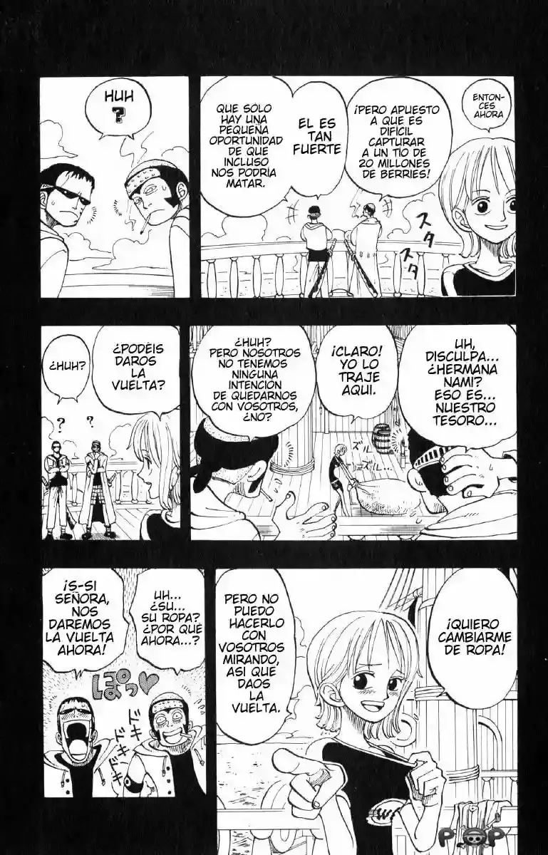 One Piece Capitulo 50: "Cada uno tiene su Propio Camino" página 4