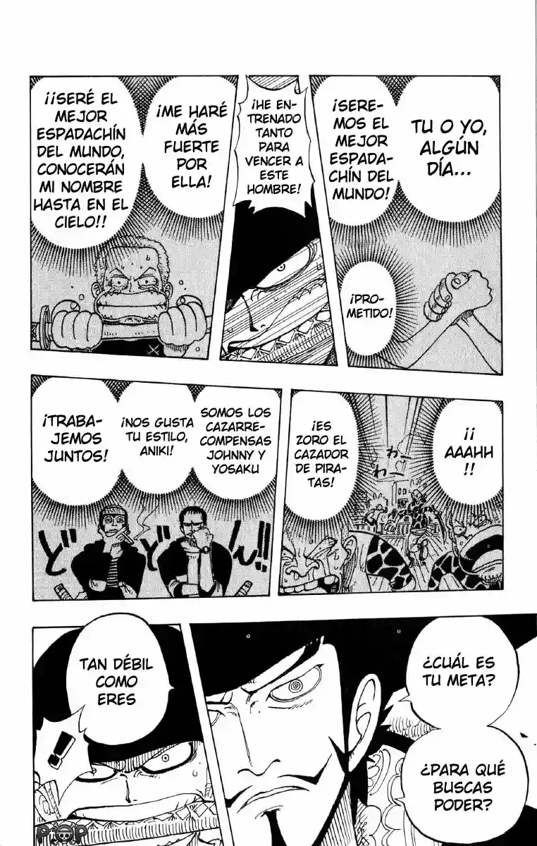 One Piece Capitulo 51: "Roronoa Zoro cae al Mar" página 10