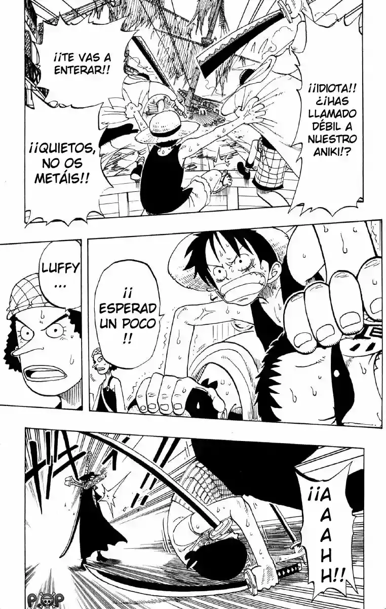 One Piece Capitulo 51: "Roronoa Zoro cae al Mar" página 11