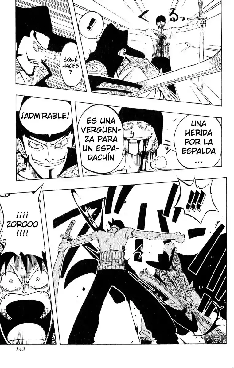 One Piece Capitulo 51: "Roronoa Zoro cae al Mar" página 19