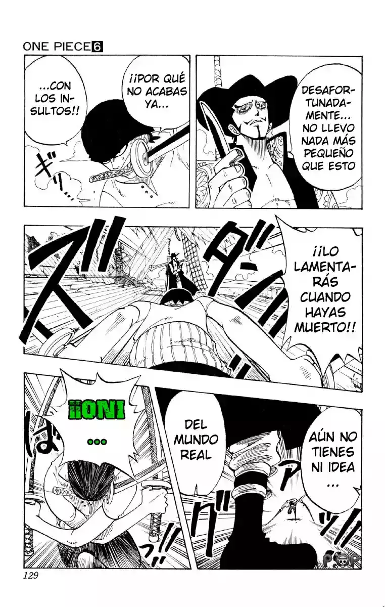 One Piece Capitulo 51: "Roronoa Zoro cae al Mar" página 5
