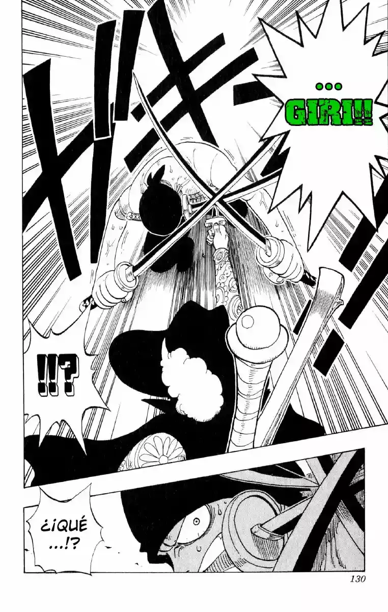 One Piece Capitulo 51: "Roronoa Zoro cae al Mar" página 6