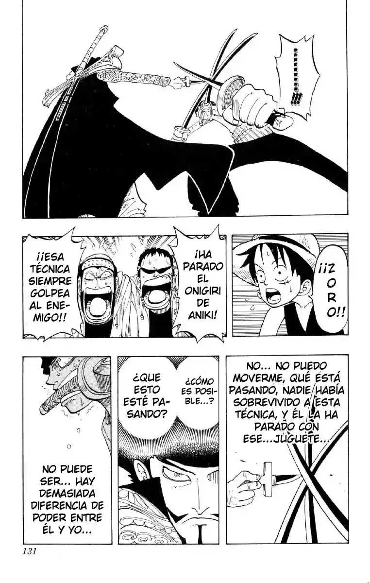 One Piece Capitulo 51: "Roronoa Zoro cae al Mar" página 7