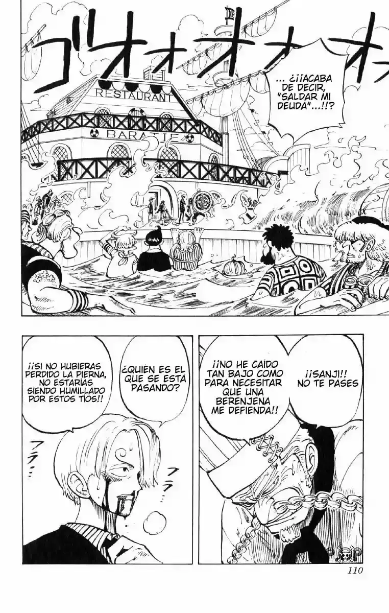 One Piece Capitulo 59: "Deuda" página 2