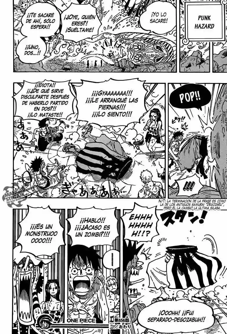 One Piece Capitulo 656 página 18