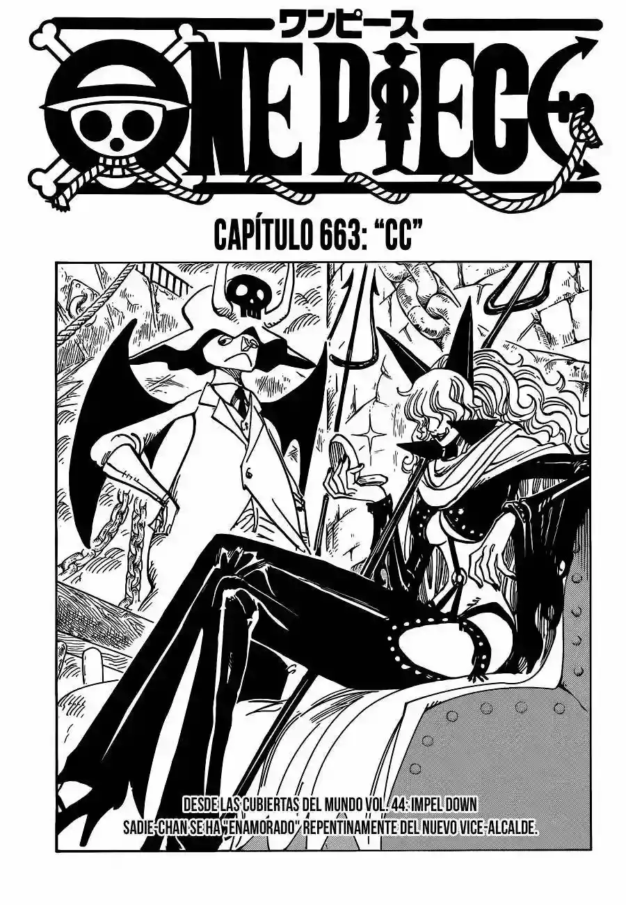 One Piece Capitulo 663 página 2