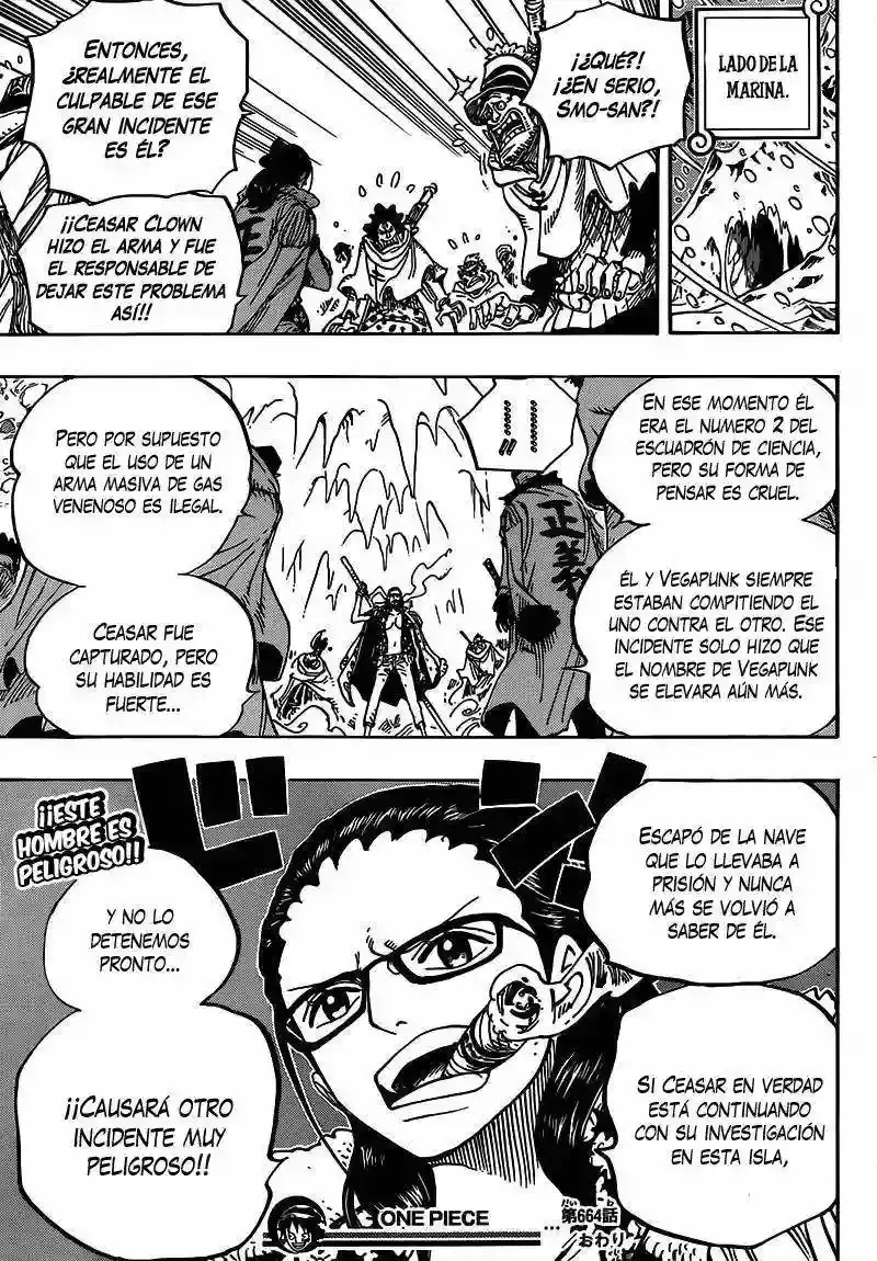One Piece Capitulo 664 página 19