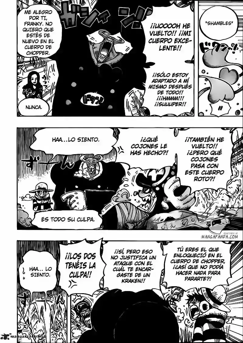 One Piece Capitulo 668 página 6