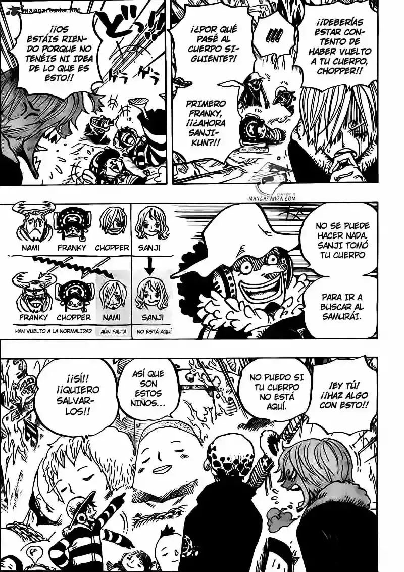 One Piece Capitulo 668 página 7