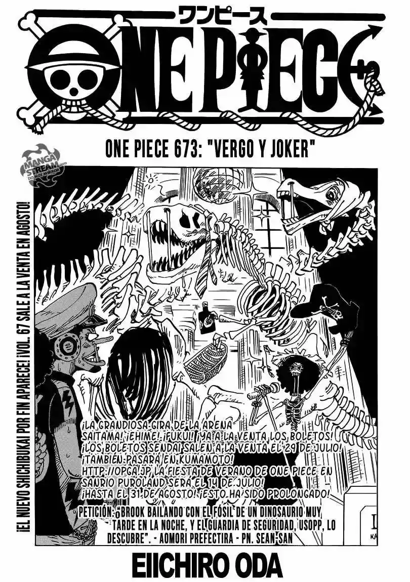 One Piece Capitulo 673 página 2