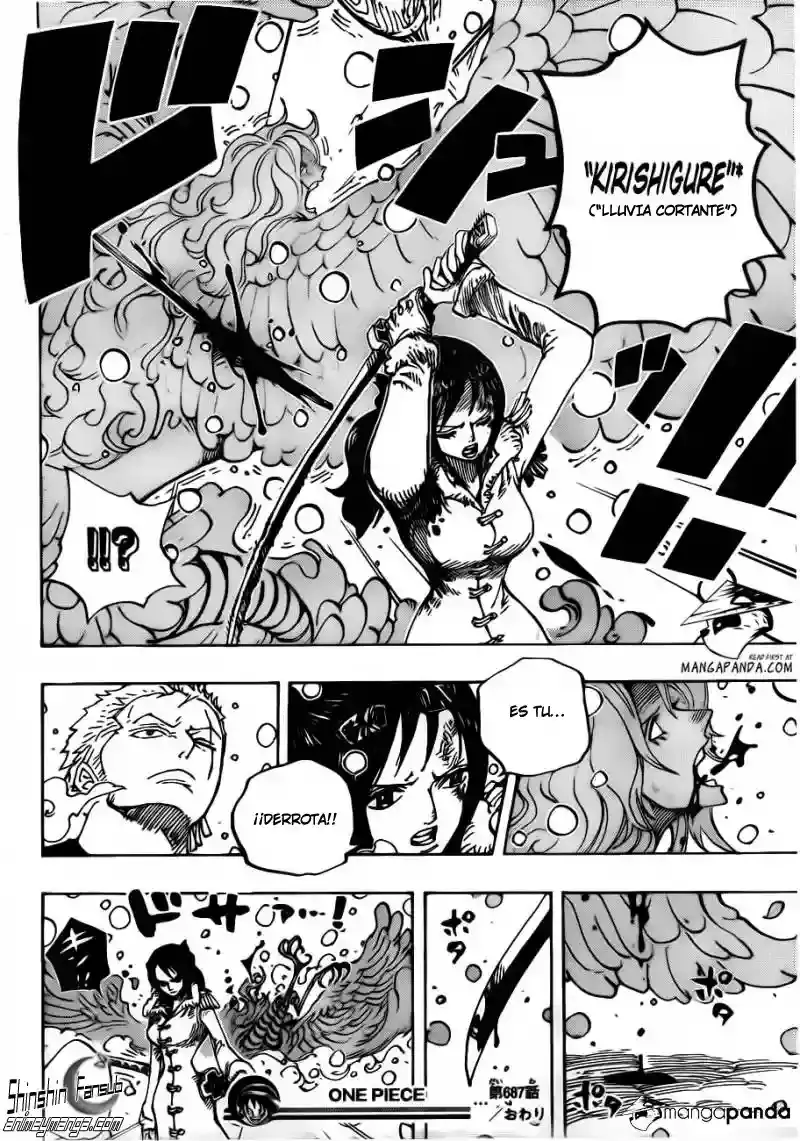One Piece Capitulo 687 página 17