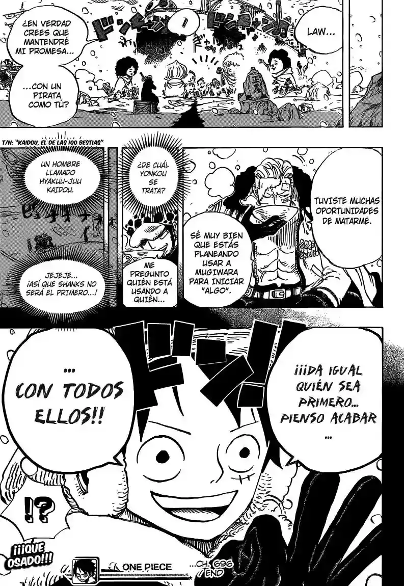 One Piece Capitulo 696 página 19