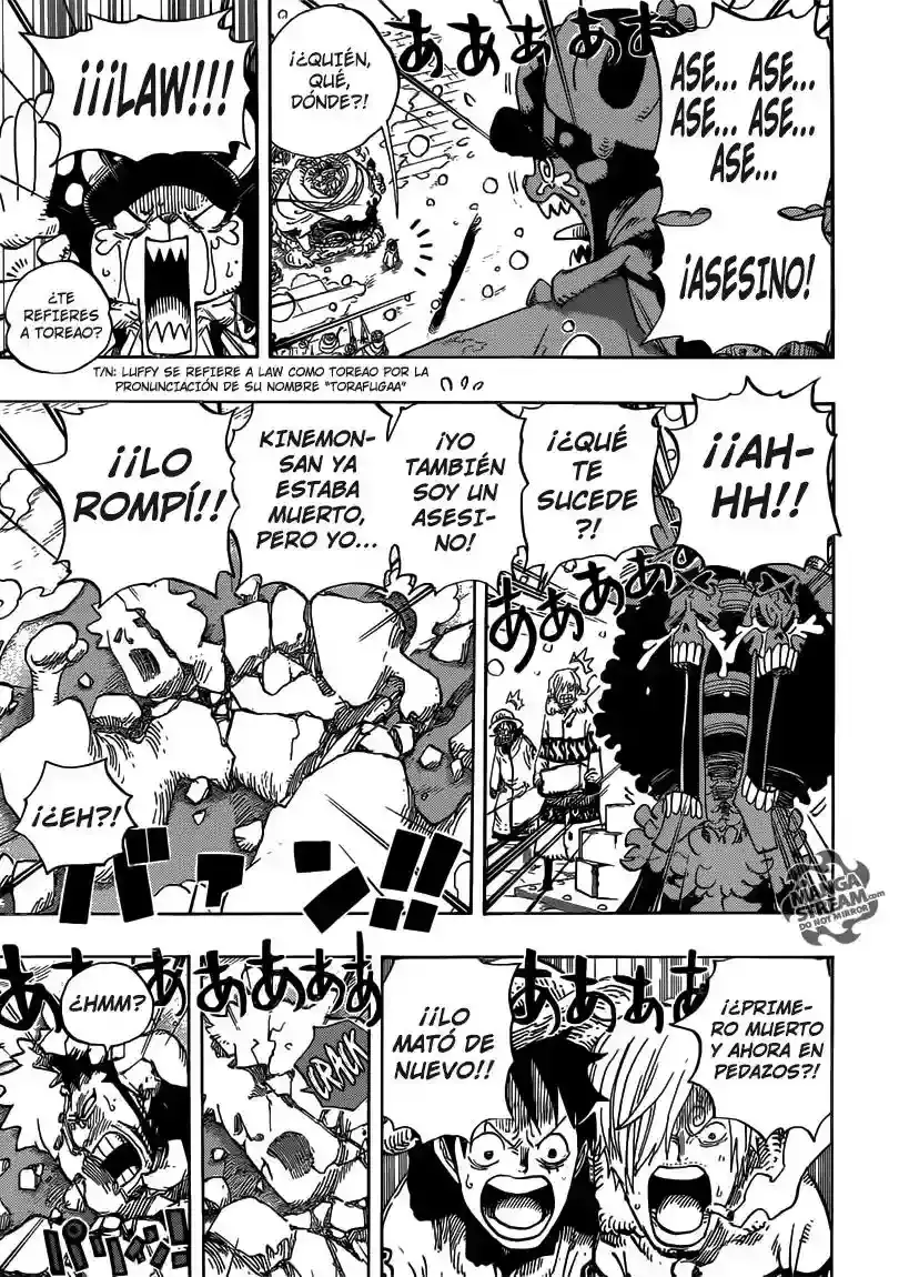 One Piece Capitulo 696 página 6