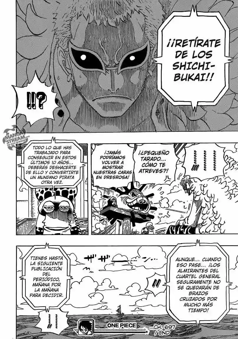 One Piece Capitulo 697 página 19