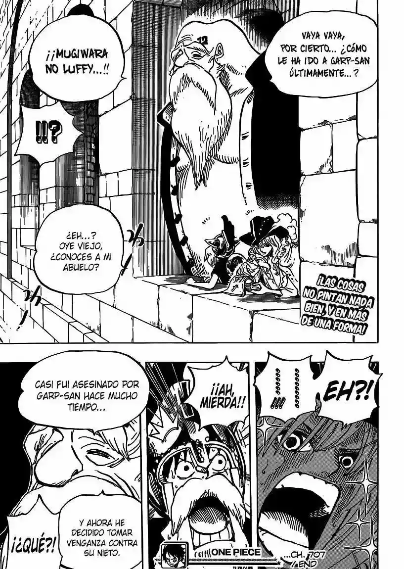 One Piece Capitulo 707 página 17
