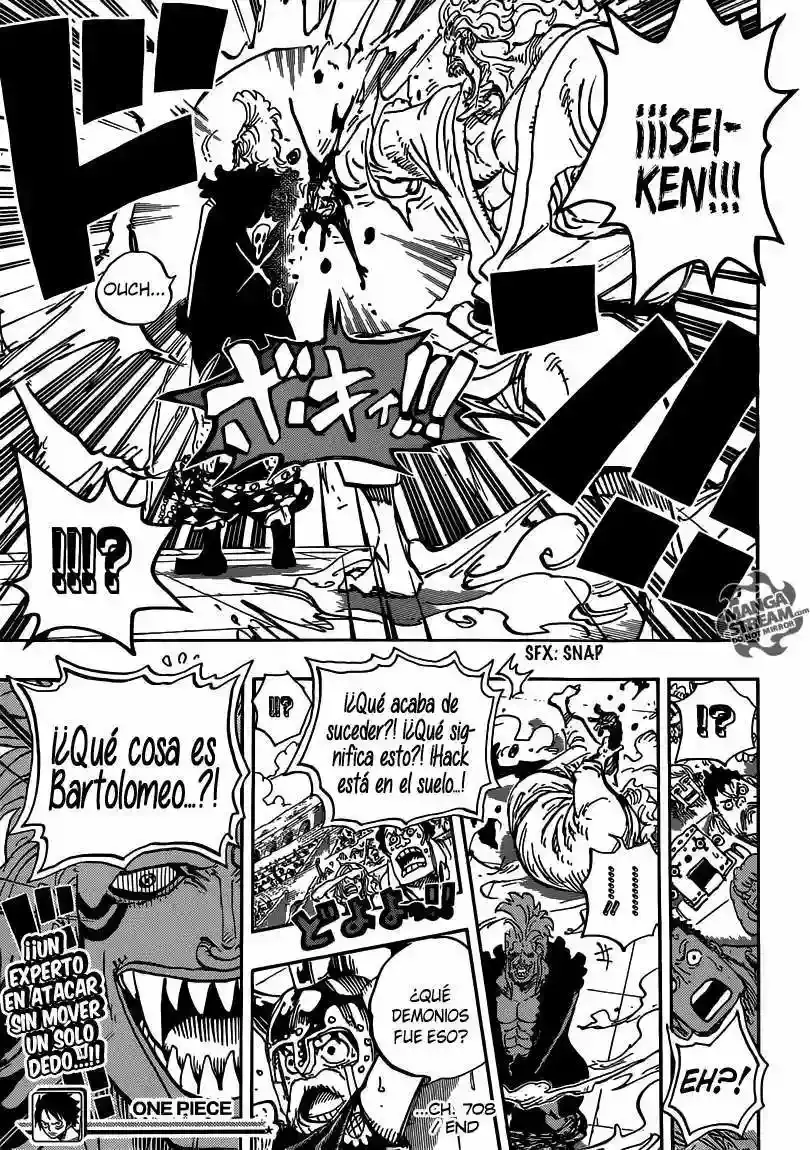One Piece Capitulo 708 página 16