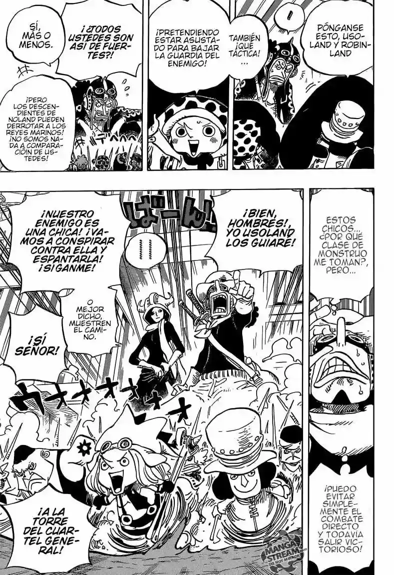 One Piece Capitulo 733: Los deseos de soldier-san página 13