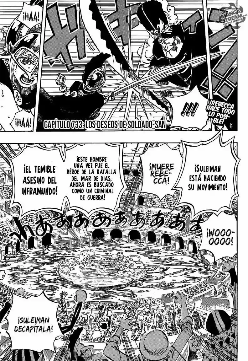 One Piece Capitulo 733: Los deseos de soldier-san página 5