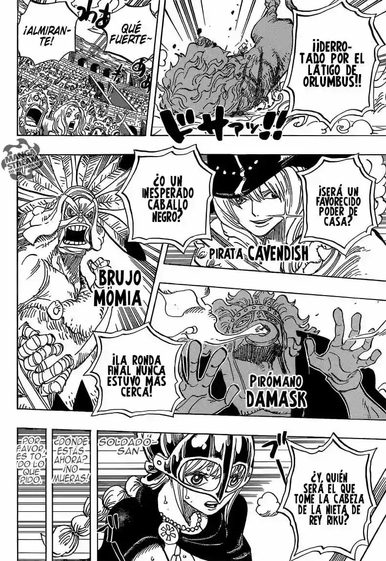 One Piece Capitulo 733: Los deseos de soldier-san página 8