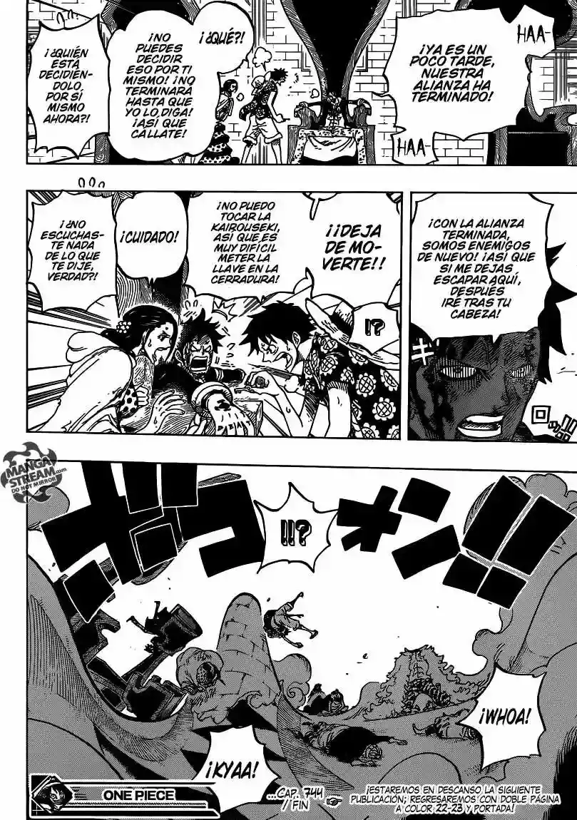 One Piece Capitulo 744 página 18