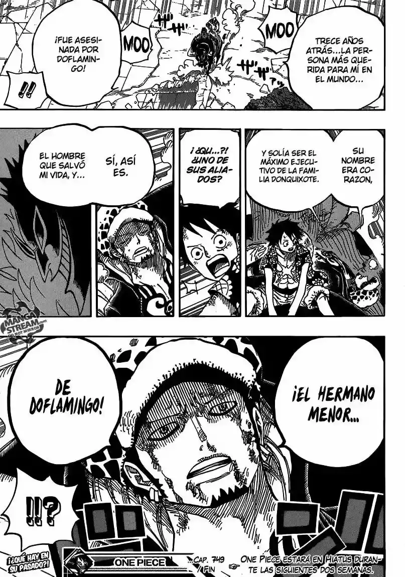 One Piece Capitulo 749 página 15
