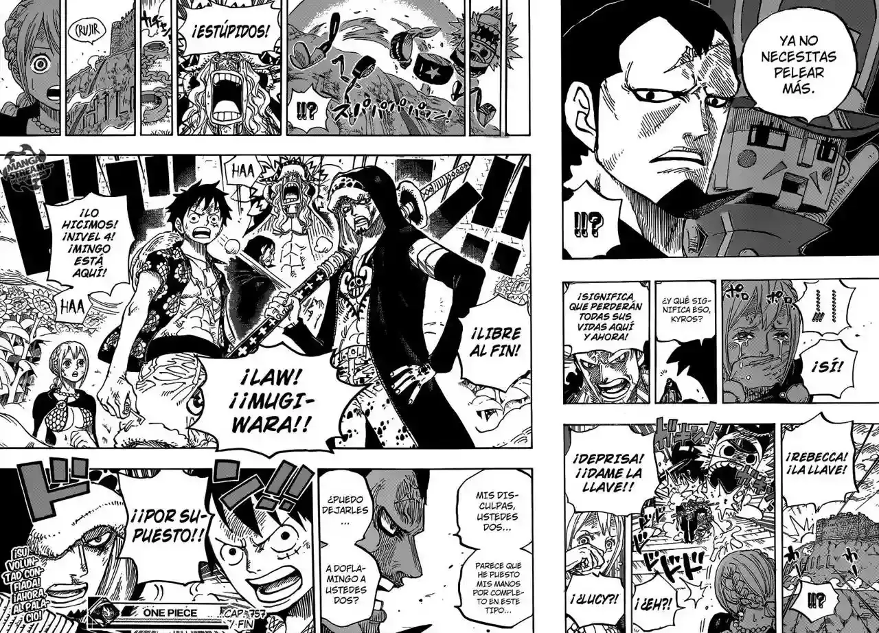 One Piece Capitulo 757: one piece 757 página 16