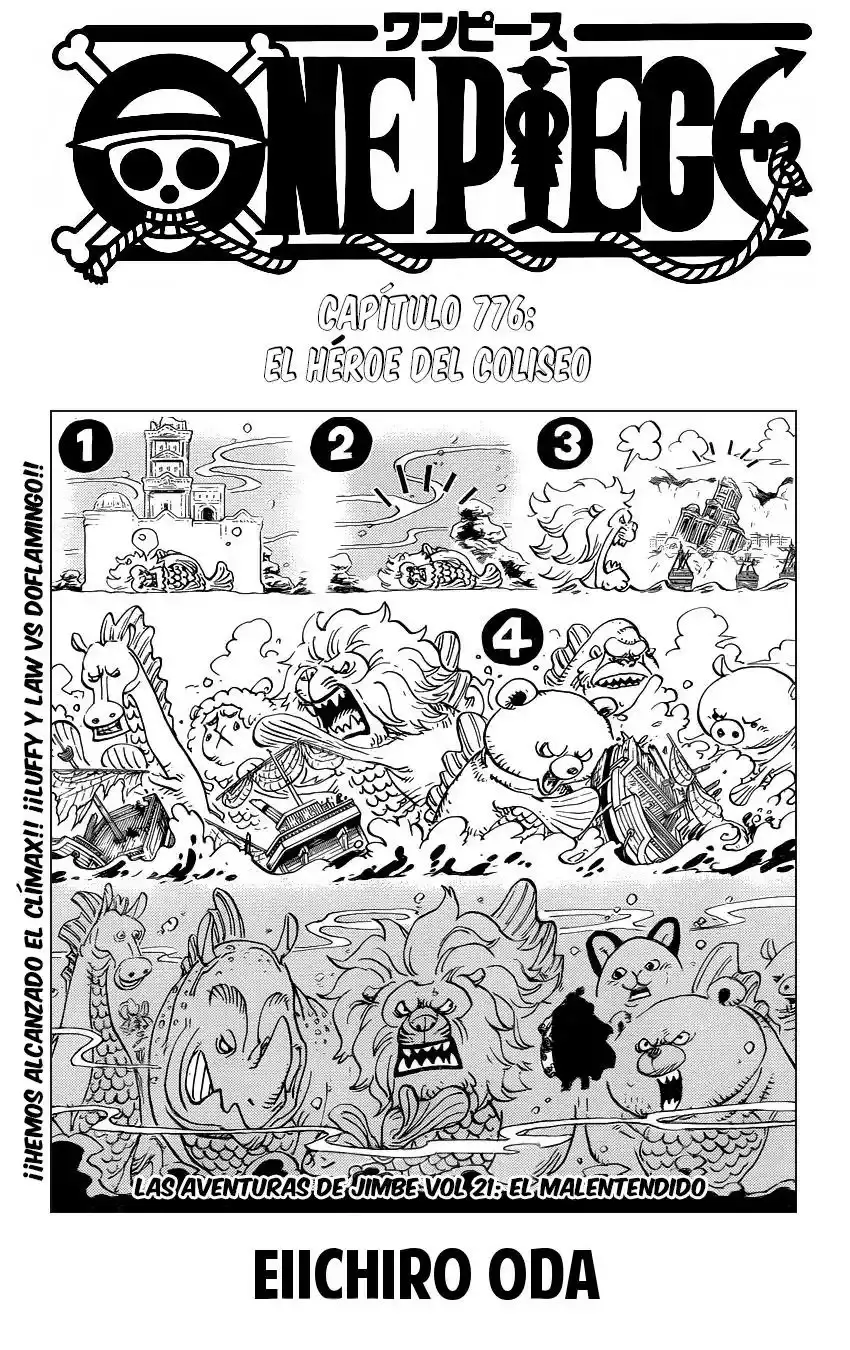 One Piece Capitulo 776: Hero Del Coliseo página 2