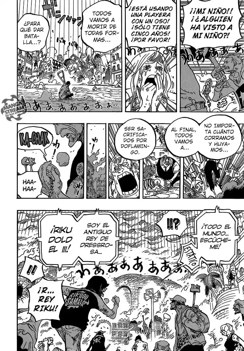One Piece Capitulo 785: Aun cuando mis piernas esten rotas página 11