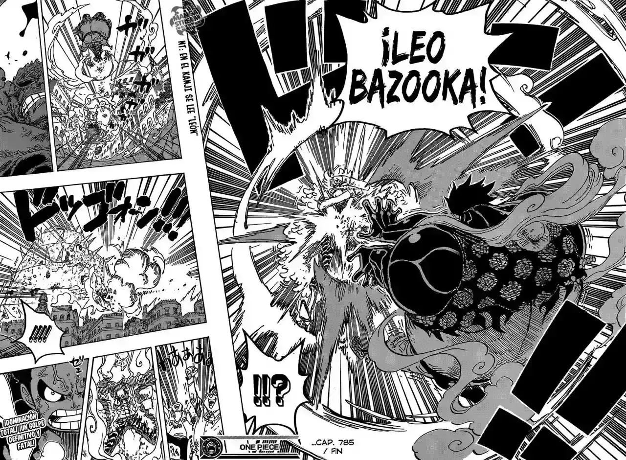 One Piece Capitulo 785: Aun cuando mis piernas esten rotas página 18
