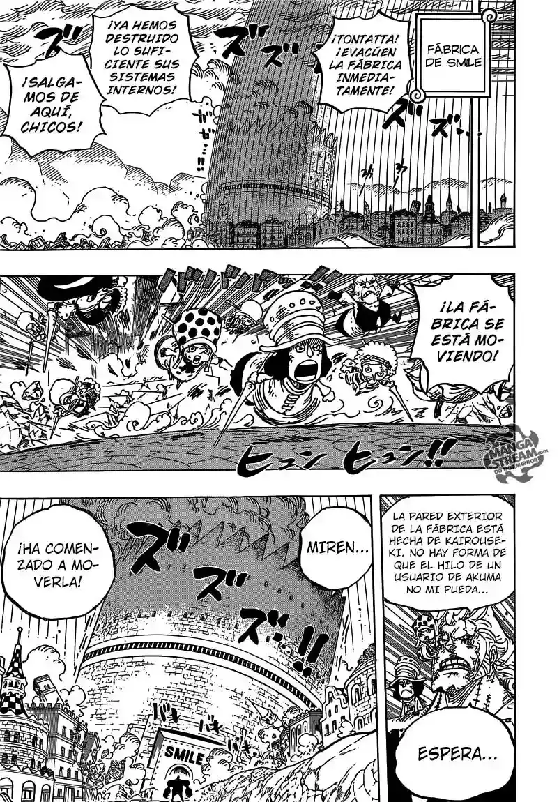 One Piece Capitulo 785: Aun cuando mis piernas esten rotas página 6