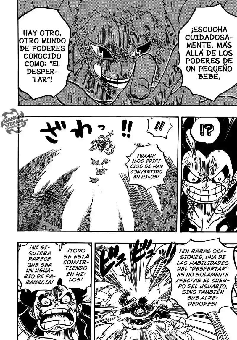 One Piece Capitulo 785: Aun cuando mis piernas esten rotas página 9