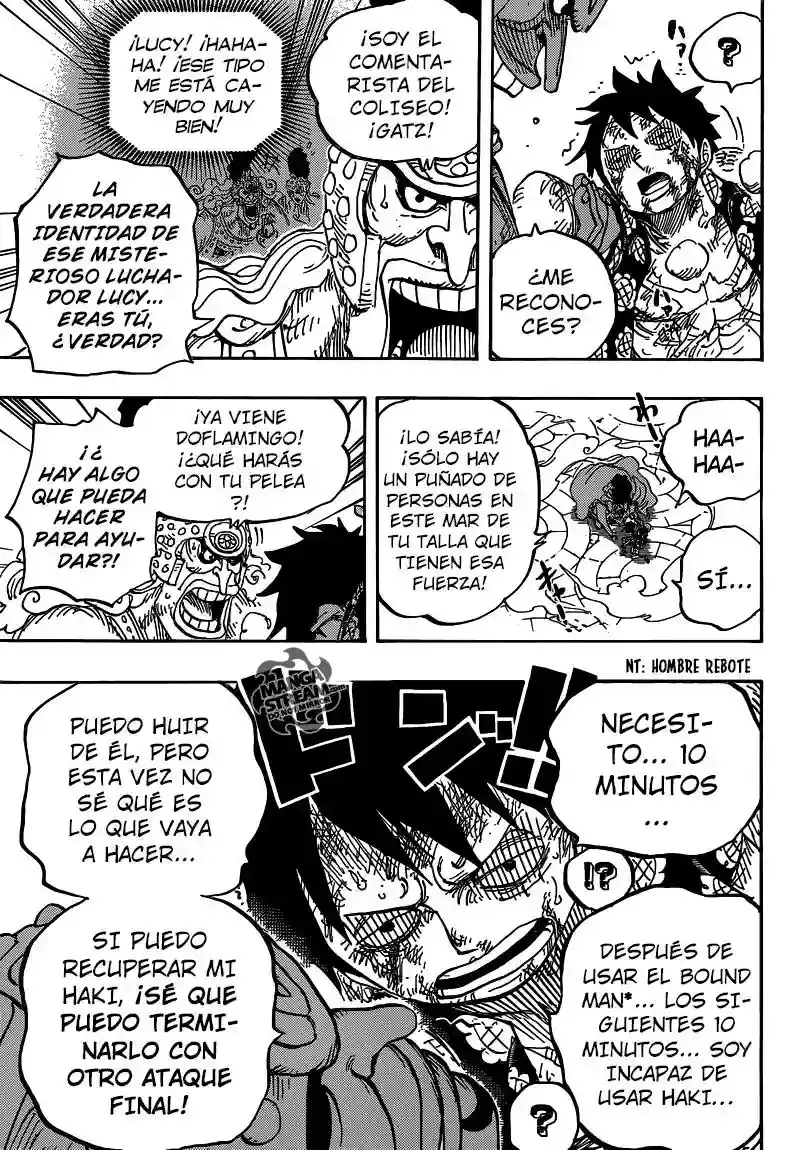 One Piece Capitulo 786: Gatz página 13