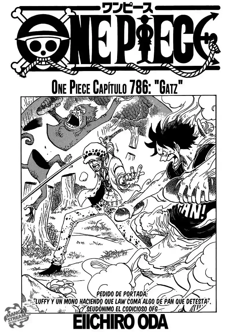 One Piece Capitulo 786: Gatz página 2