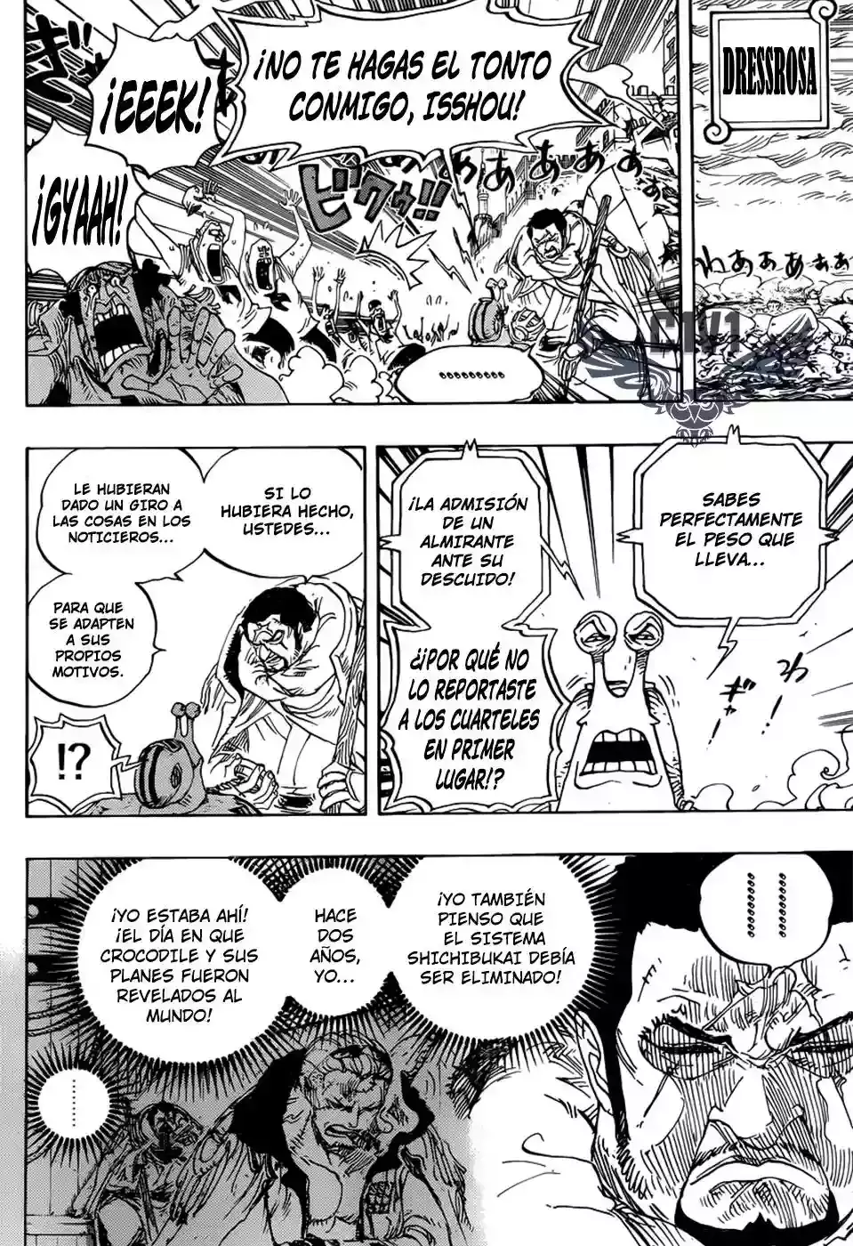 One Piece Capitulo 793: Tigre &amp; Perro página 12