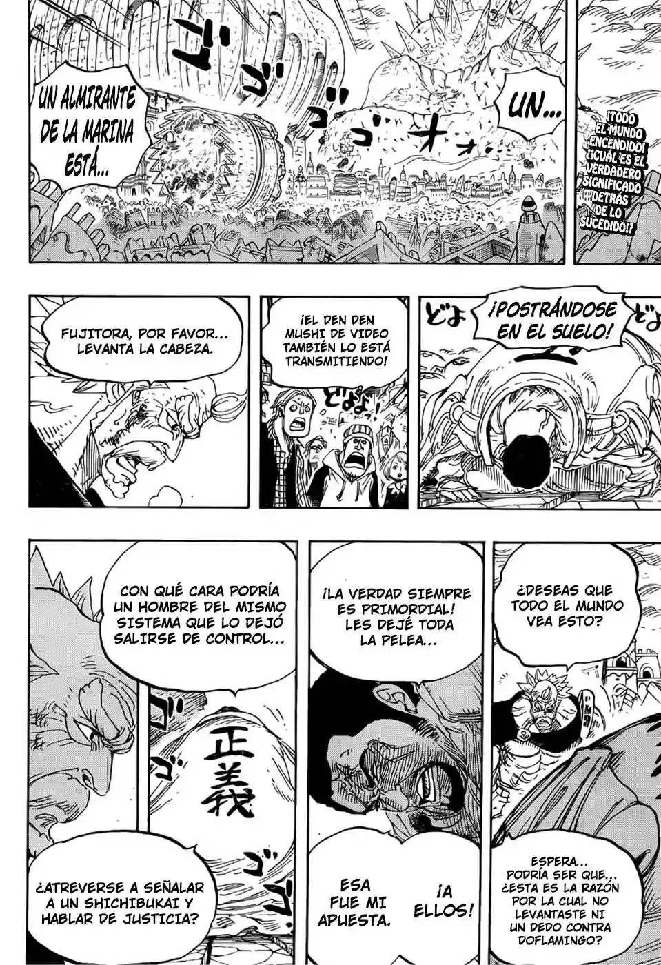 One Piece Capitulo 793: Tigre &amp; Perro página 3
