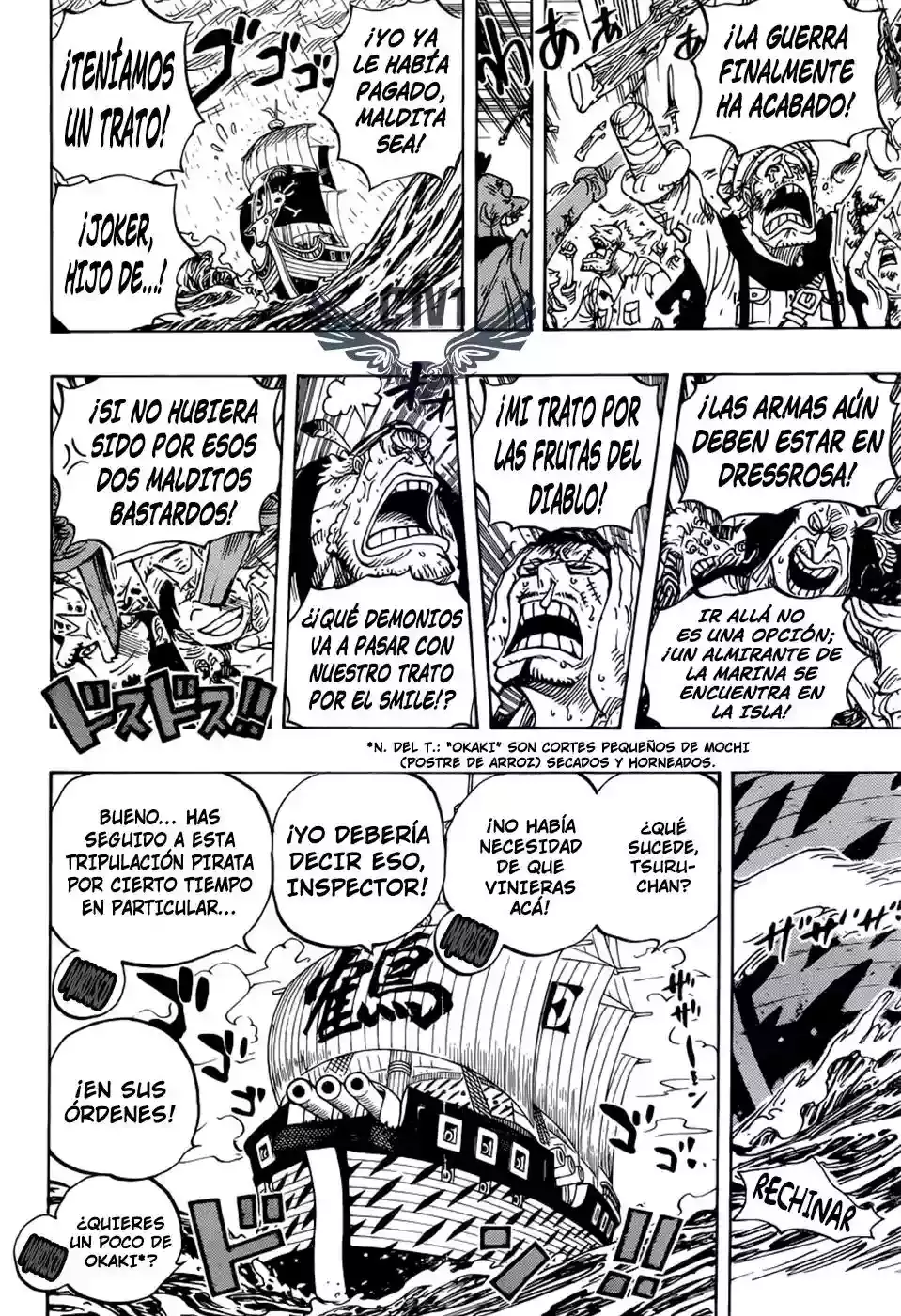 One Piece Capitulo 793: Tigre &amp; Perro página 8