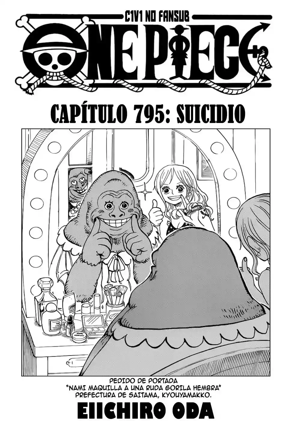 One Piece Capitulo 795: Suicidio página 2