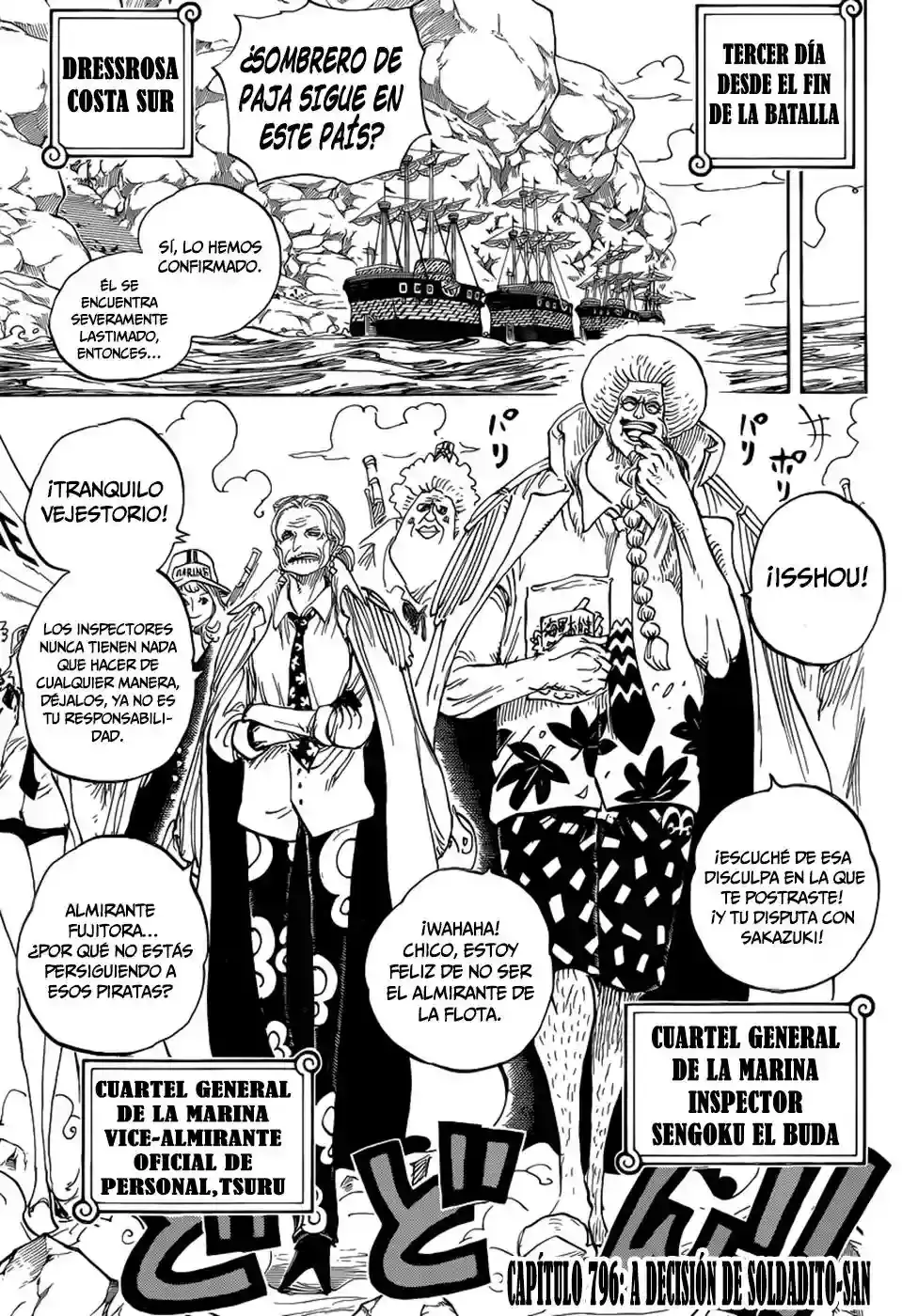 One Piece Capitulo 796: La decisión del soldado página 4