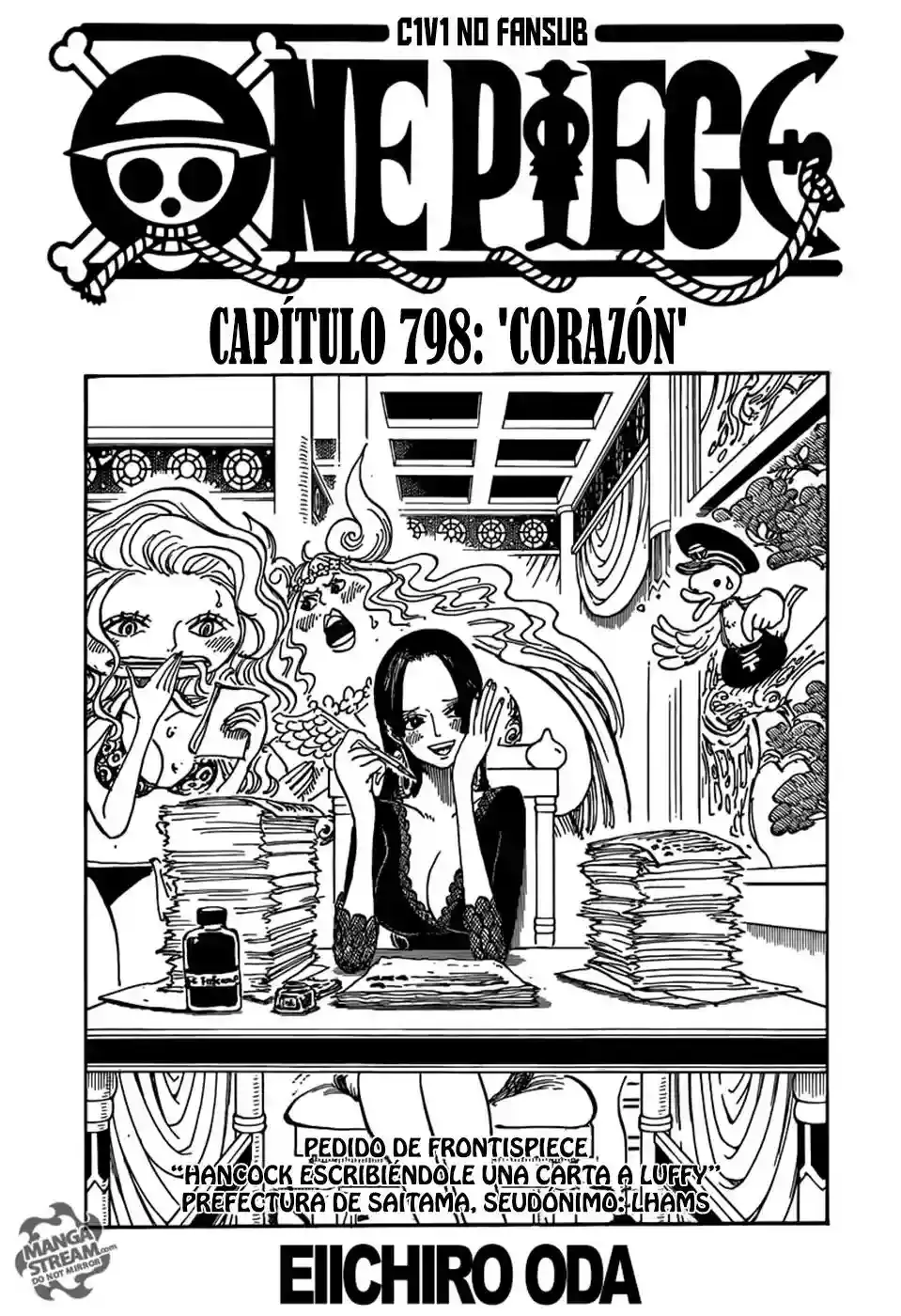 One Piece Capitulo 798: Corazón página 3
