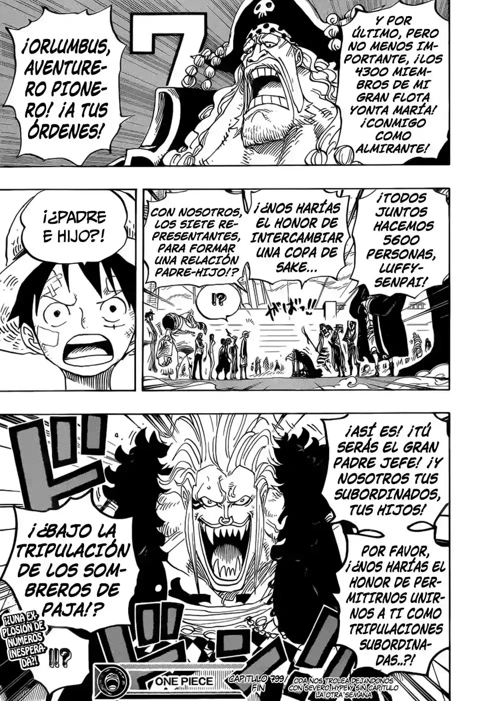 One Piece Capitulo 799: Padre e Hijos página 15