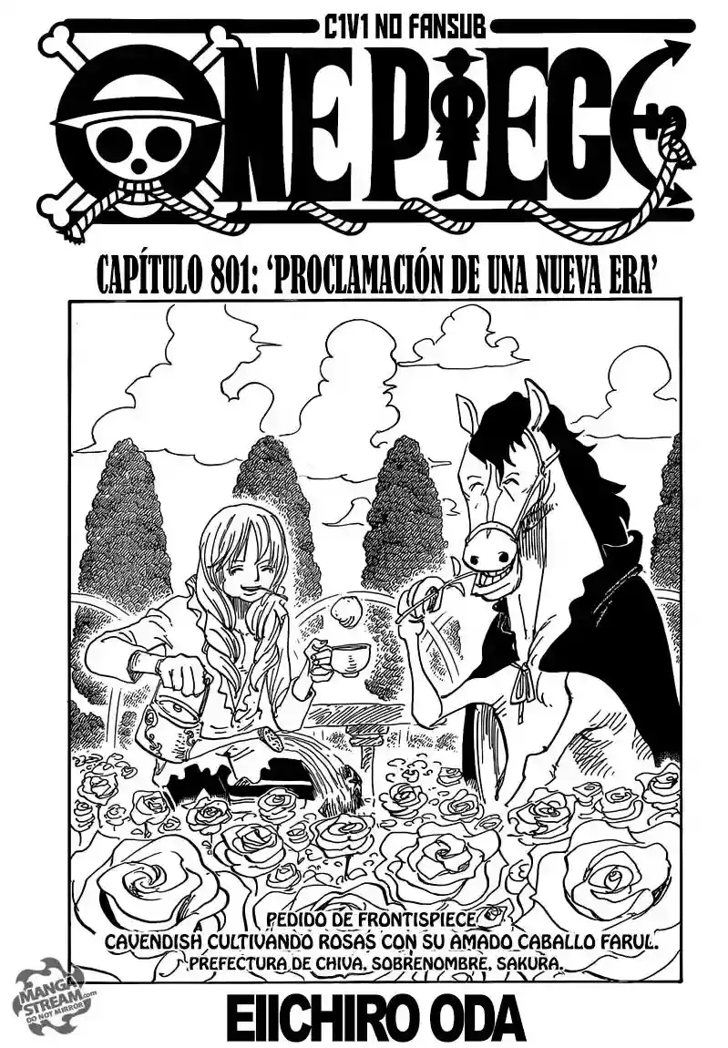 One Piece Capitulo 801 página 3