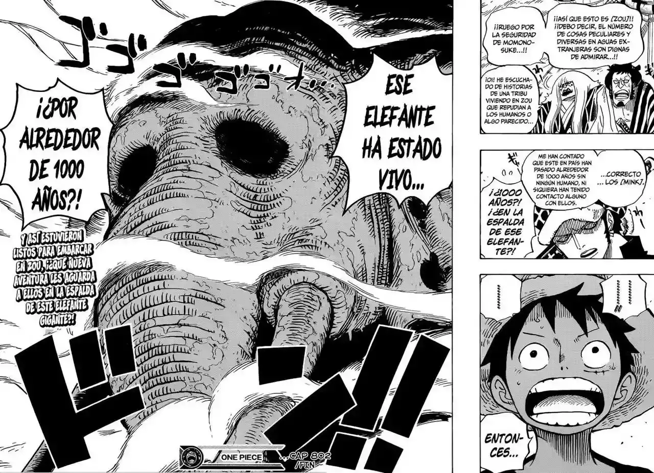 One Piece Capitulo 802: Zou página 17