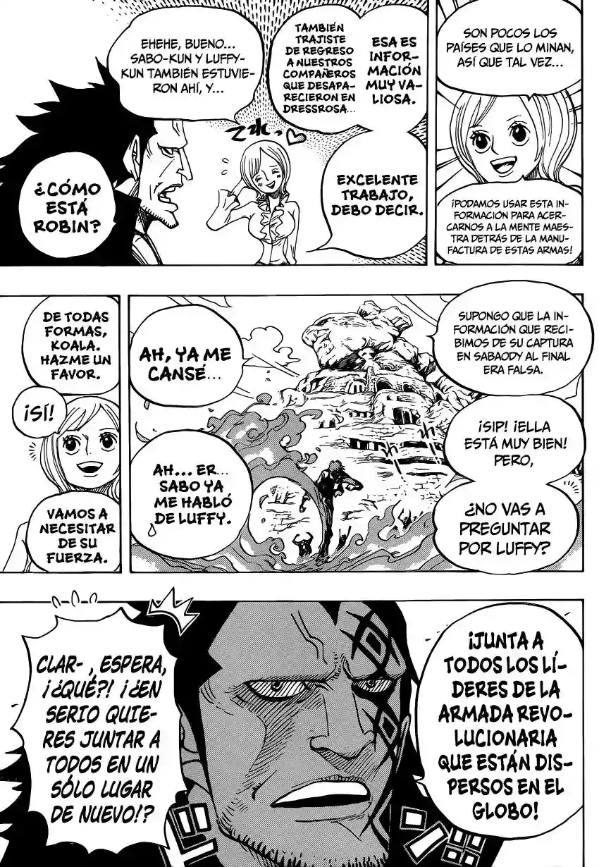 One Piece Capitulo 803: Escalando el elefante página 8