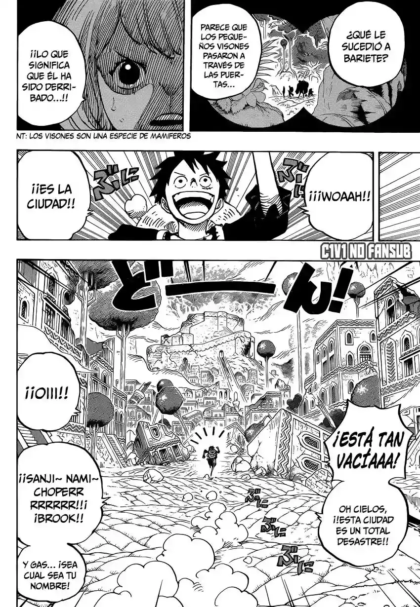One Piece Capitulo 804: Una aventura en la espalda del elefante página 14