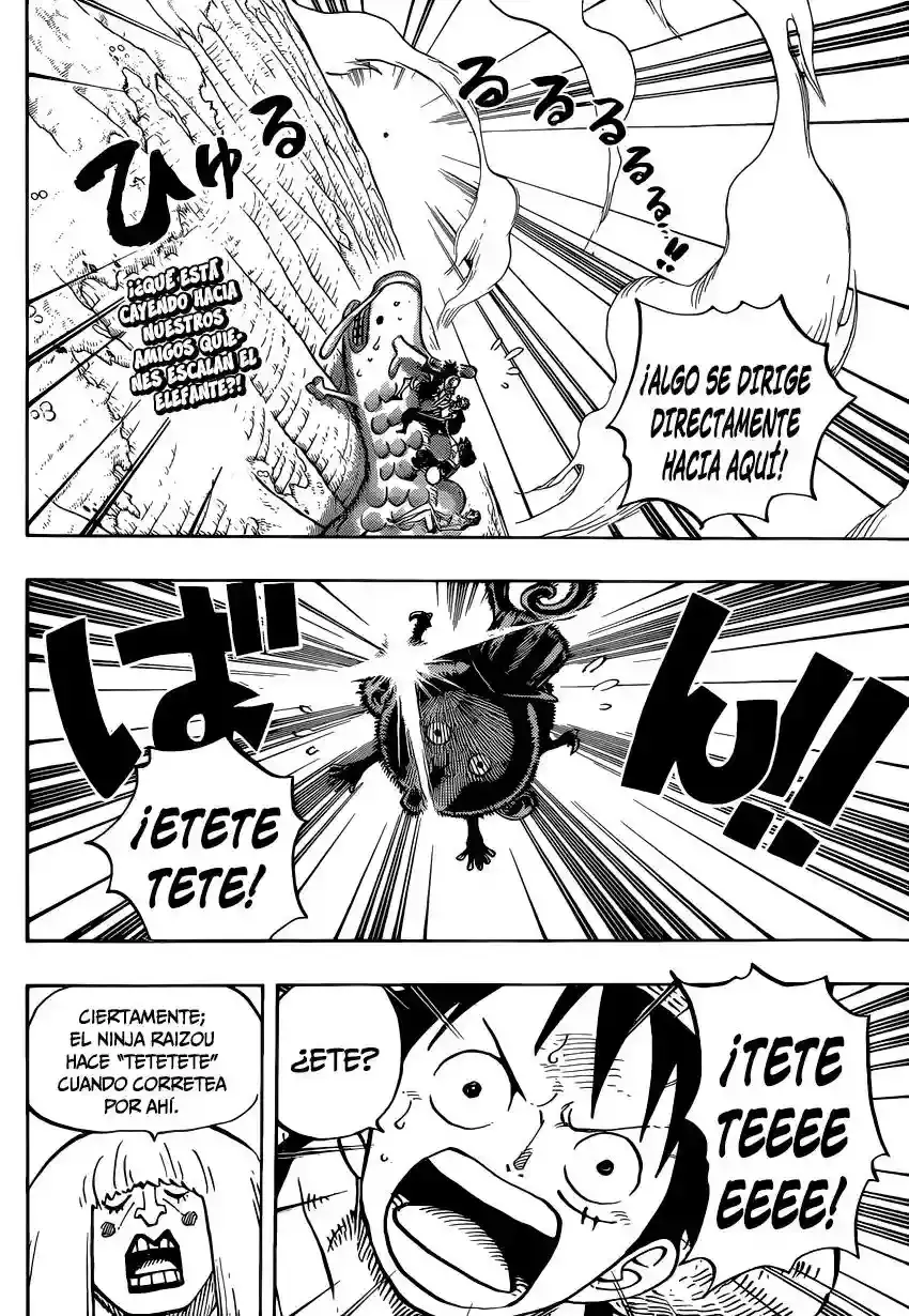 One Piece Capitulo 804: Una aventura en la espalda del elefante página 3