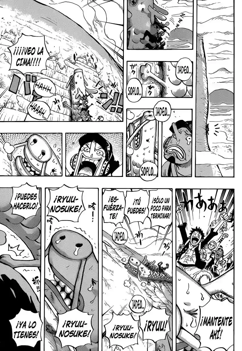 One Piece Capitulo 804: Una aventura en la espalda del elefante página 8