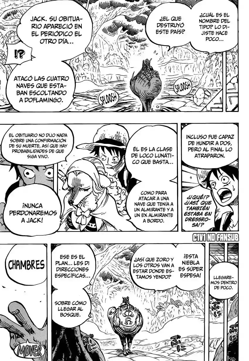 One Piece Capitulo 806: En el fuerte de Right Belly página 10