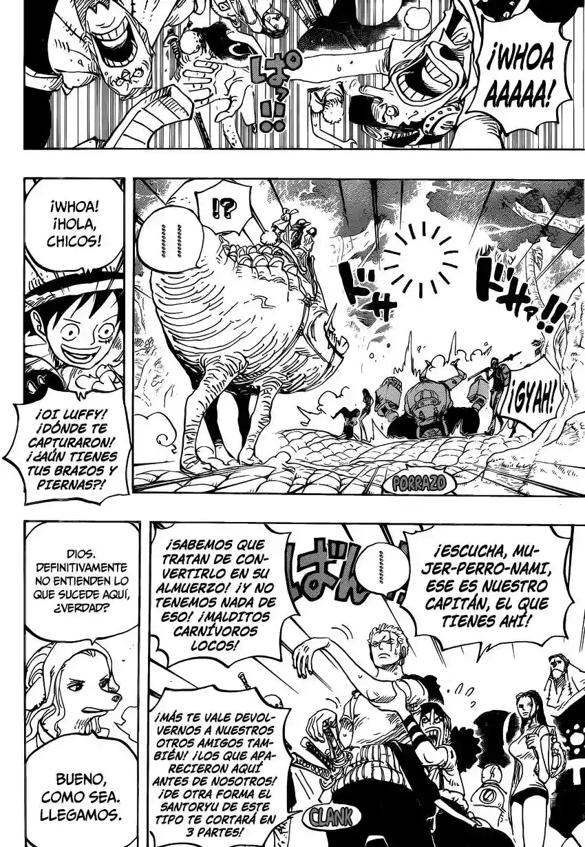 One Piece Capitulo 806: En el fuerte de Right Belly página 11