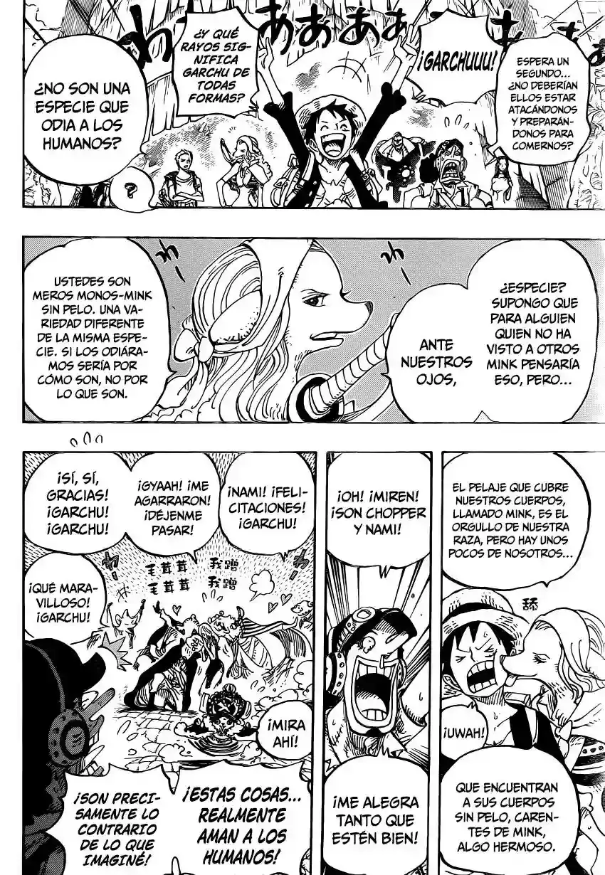 One Piece Capitulo 806: En el fuerte de Right Belly página 16