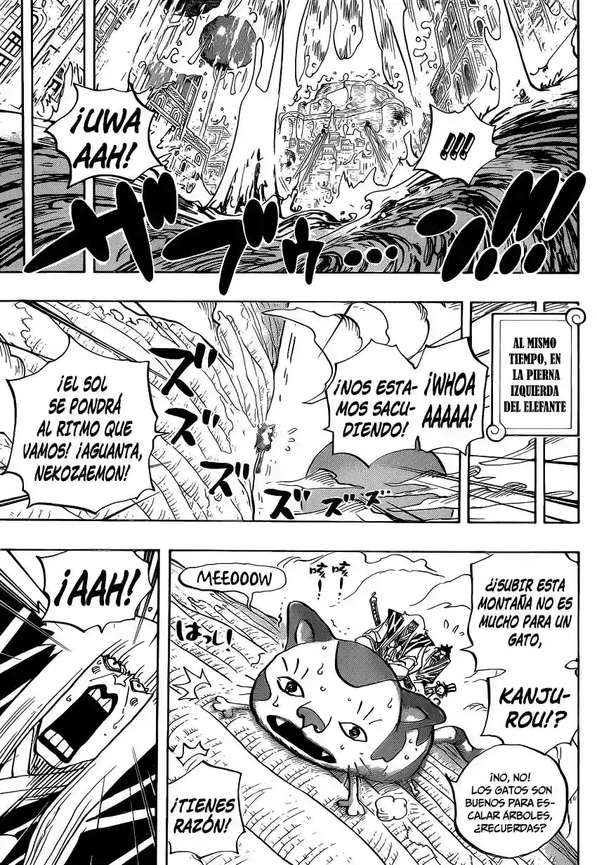 One Piece Capitulo 806: En el fuerte de Right Belly página 4